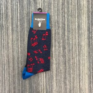 Men's BUGATCHI Night Blue Cotton Blend Dress Socks